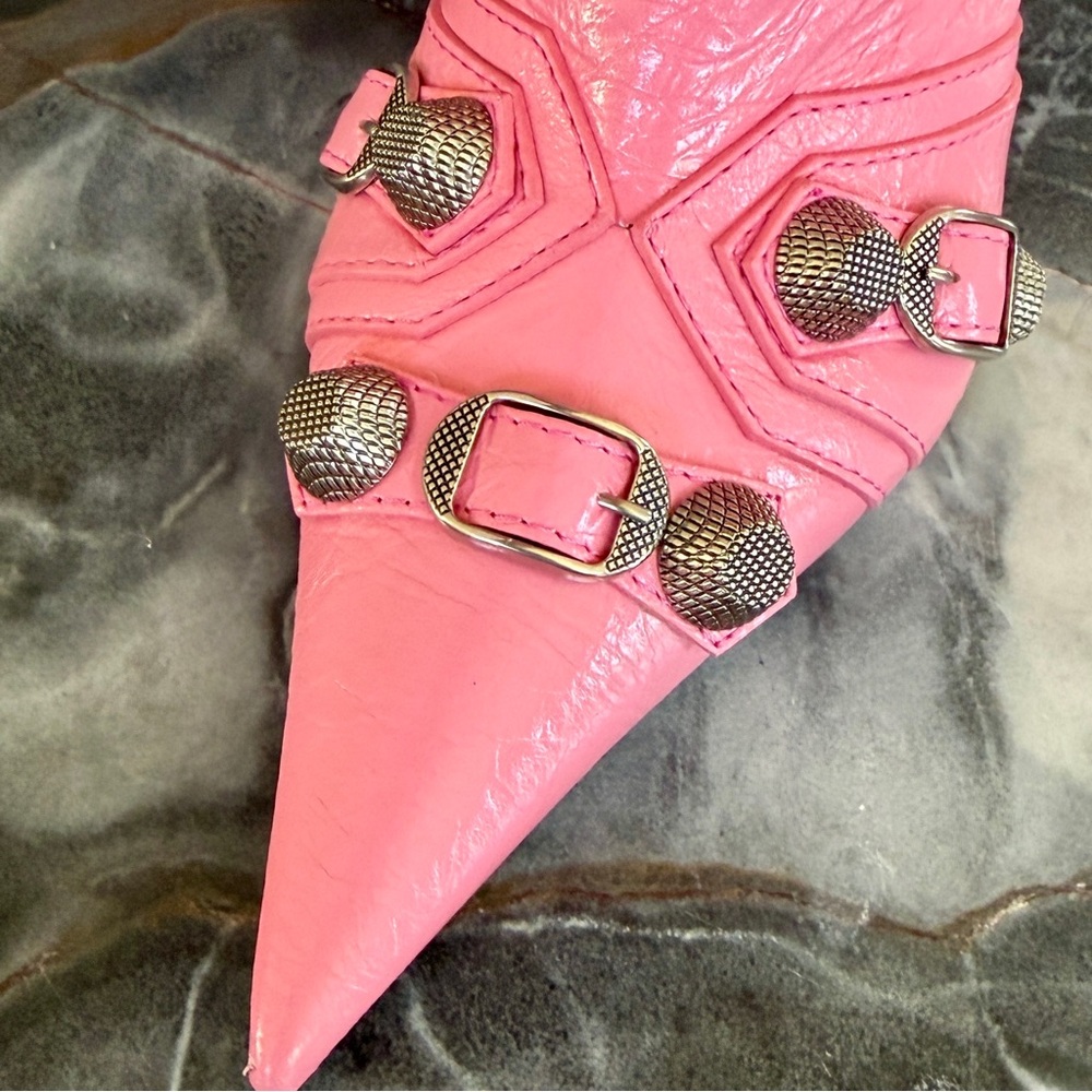 NIB $2,600 Balenciaga Cagole Leather Designer Boot DEMNA Blush Pink 41/11 694395 - Picture 3 of 14